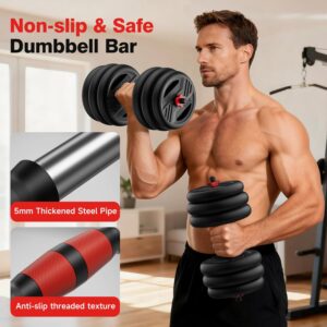 Adjustable dumbbell